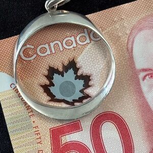 Silver Maple Leaf Pendant